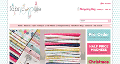 Desktop Screenshot of fabricpixie.com.au
